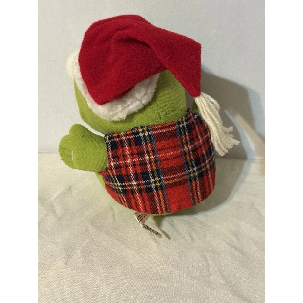 Vintage 1987 Baby Kermit the Frog Christmas Plush Jim Henson The‎ Muppets